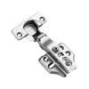 银色-白底 2-Stage Force Small Angle Thick Door Damping Hydraulic Hinge